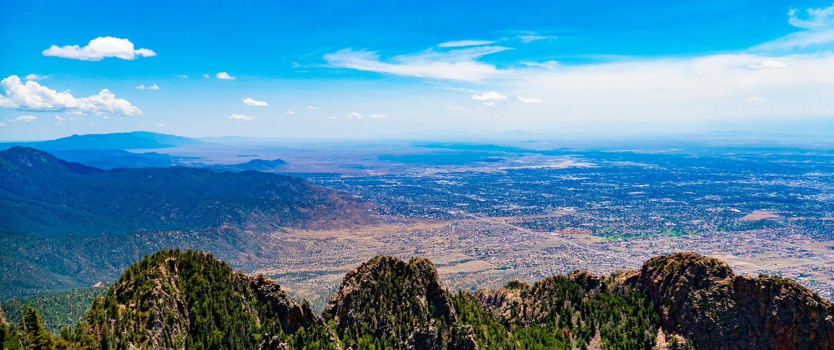 View of Albuquerque, home to local concerts and live music venues
