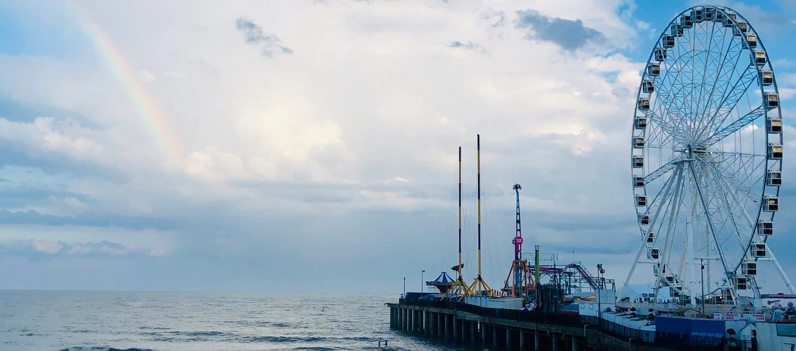 View of Atlantic City, home to local concerts and live music venues