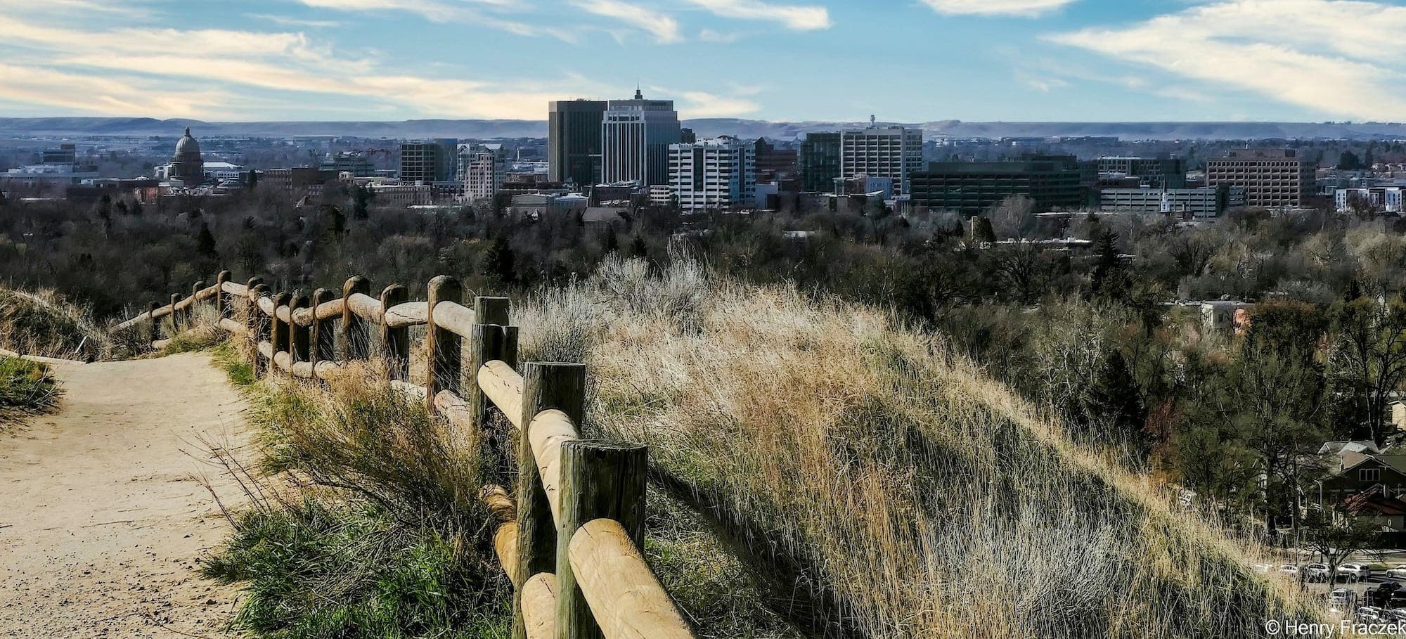 View of Boise, home to local concerts and live music venues