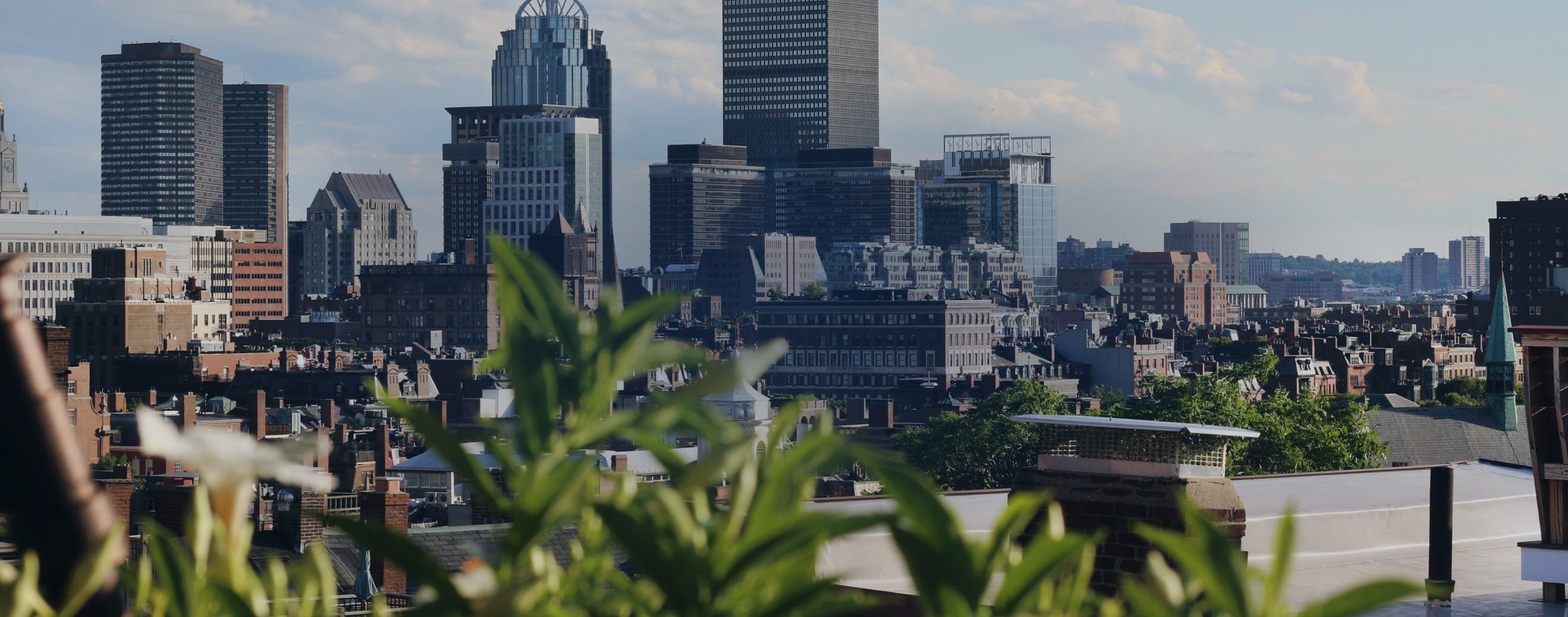 View of Boston, representing local events