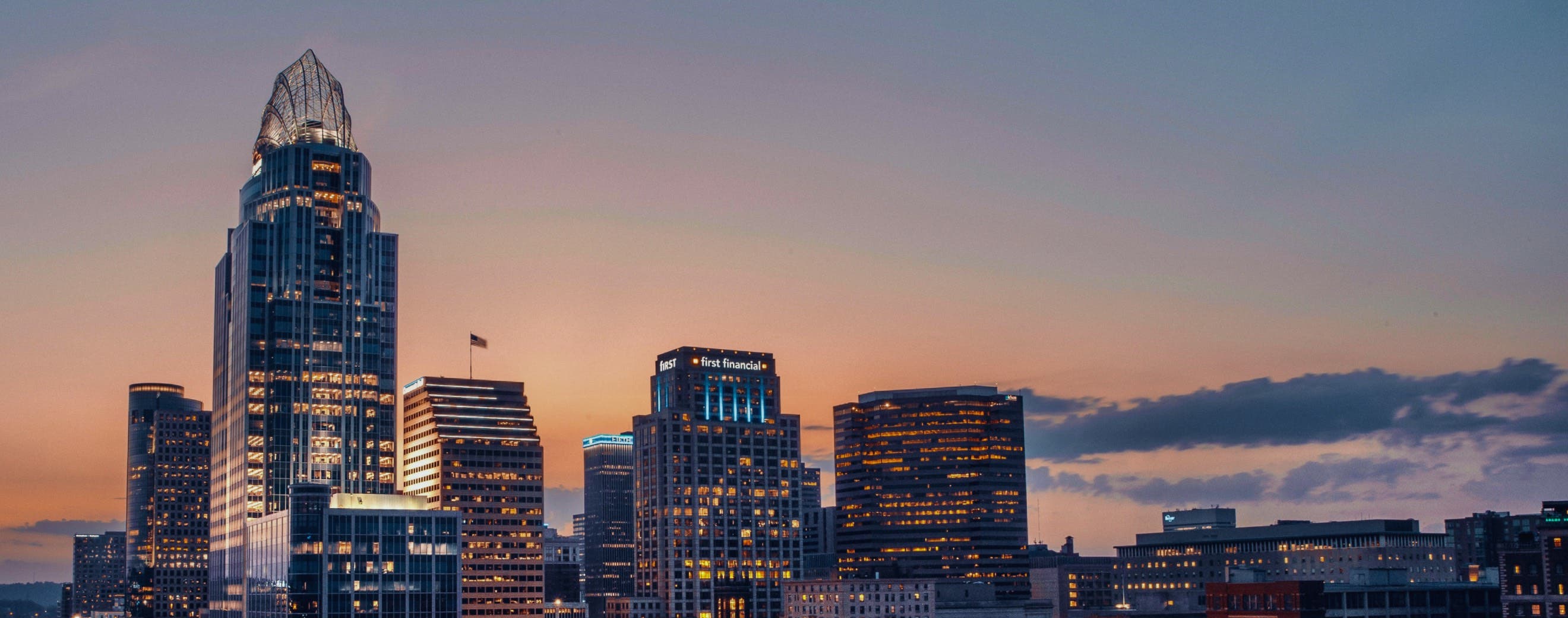 View of Cincinnati, representing local events