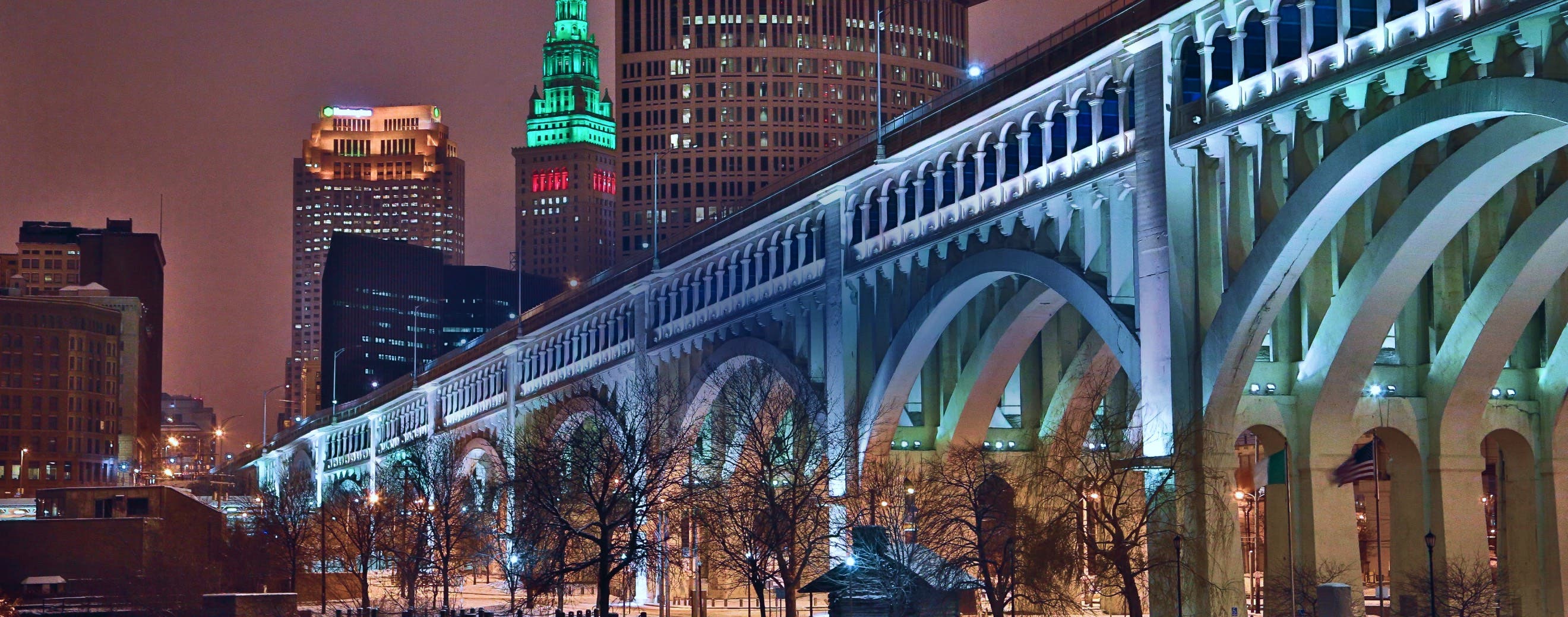 View of Cleveland, representing local events