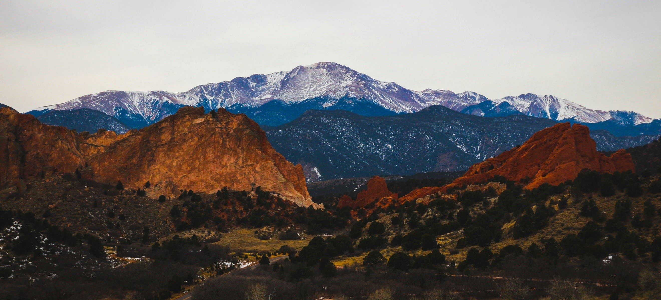 View of Colorado Springs, home to local concerts and live music venues