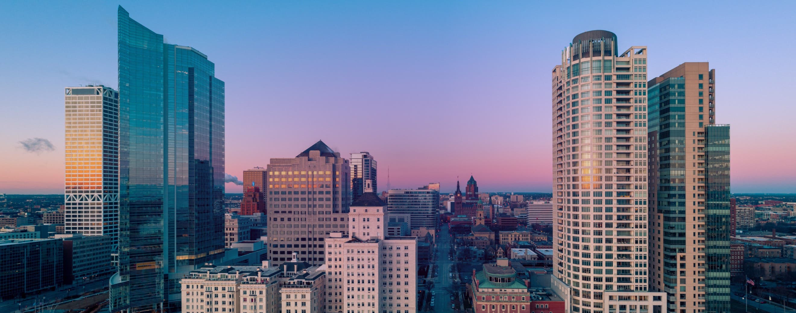 View of Milwaukee, representing local events