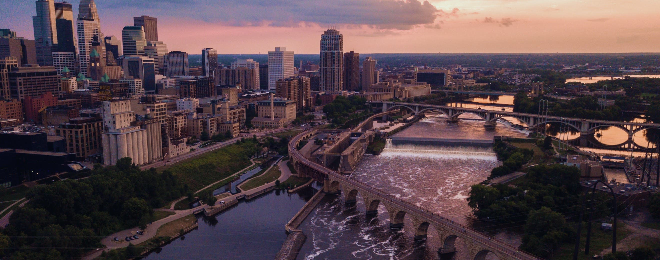 View of Minneapolis, representing local events