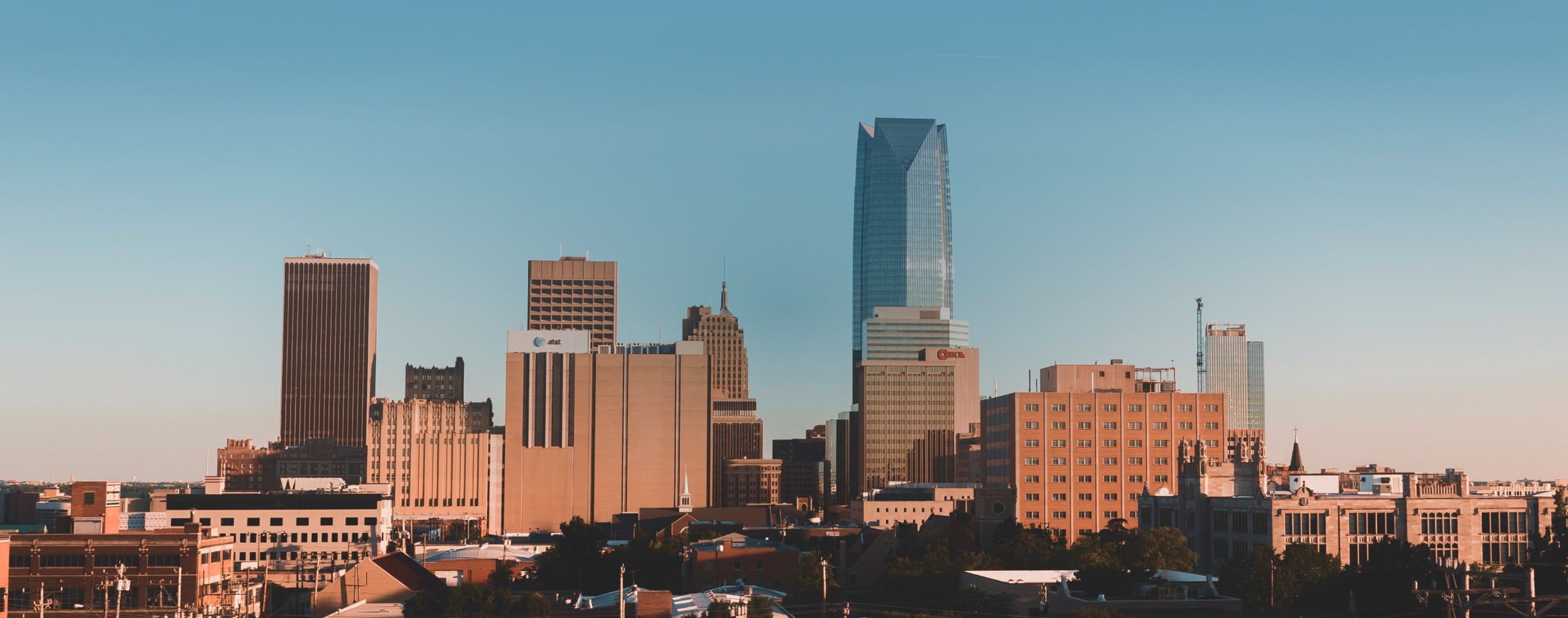 View of Oklahoma City, representing local events
