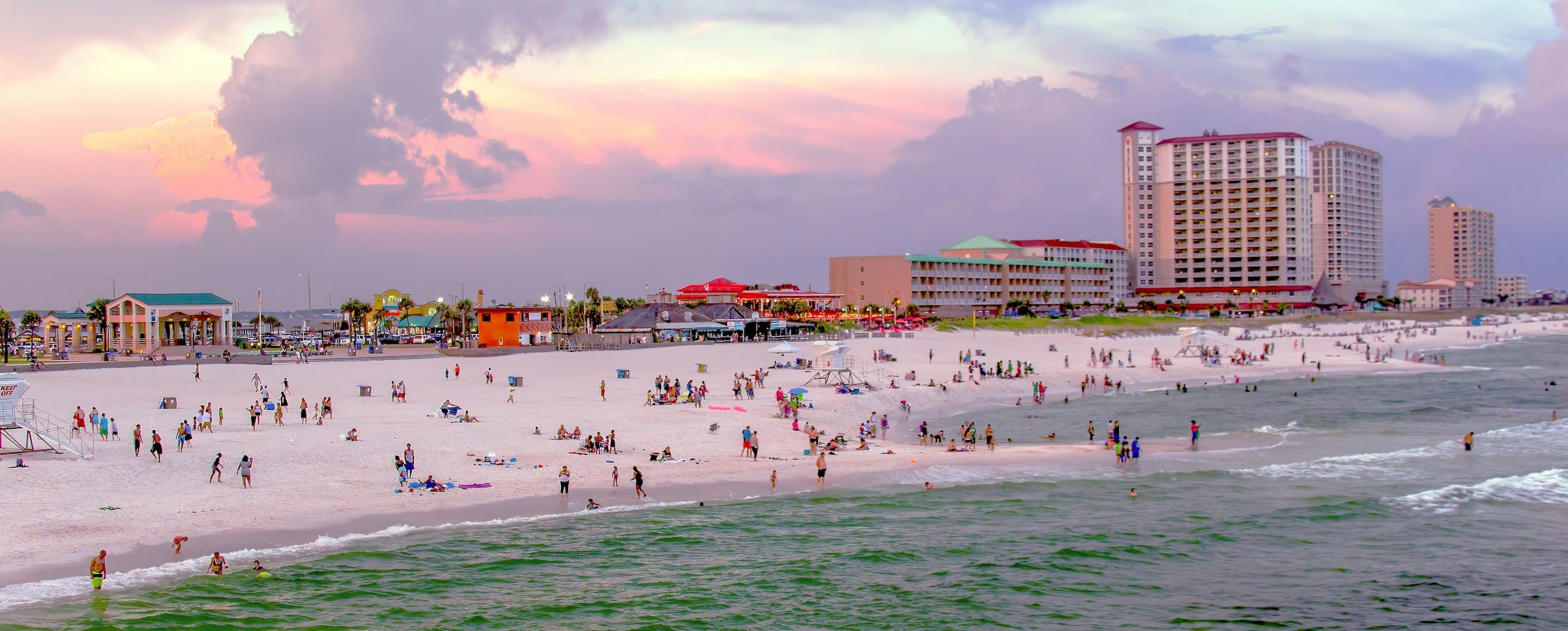 View of Pensacola, representing local events