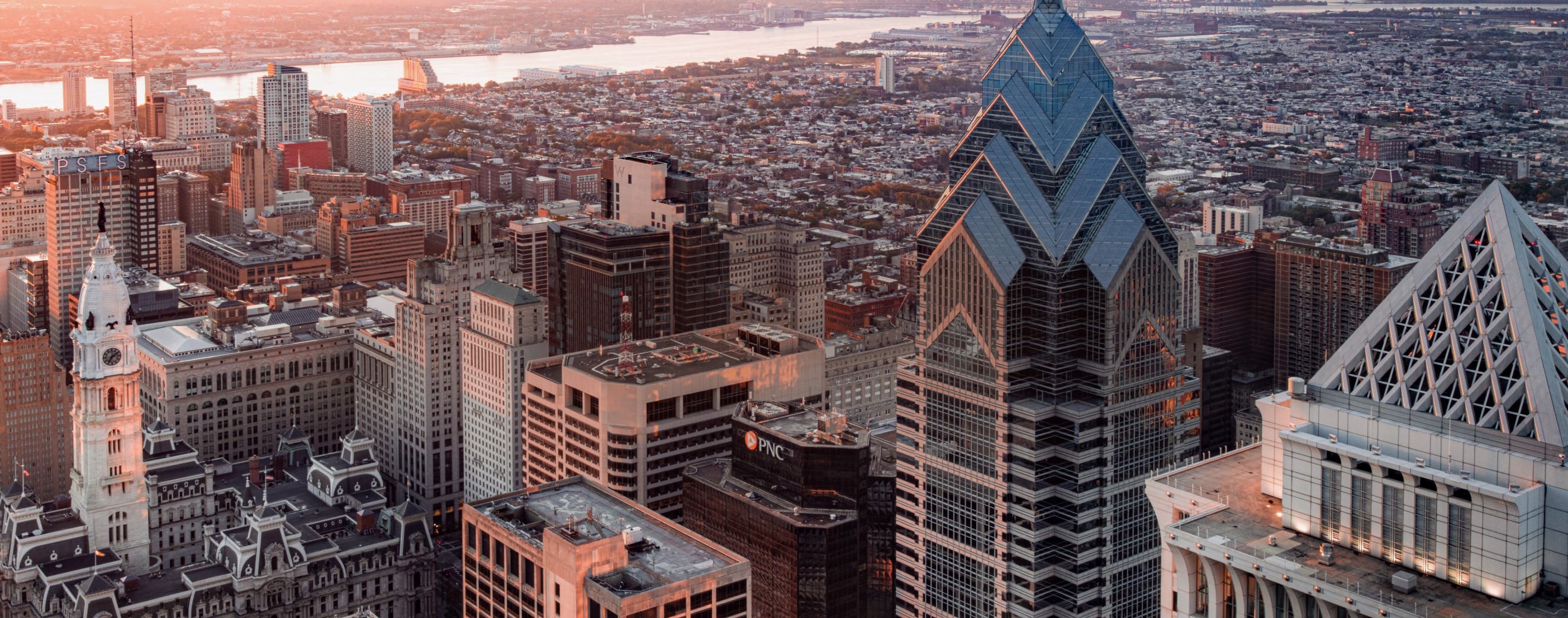View of Philadelphia, representing local events
