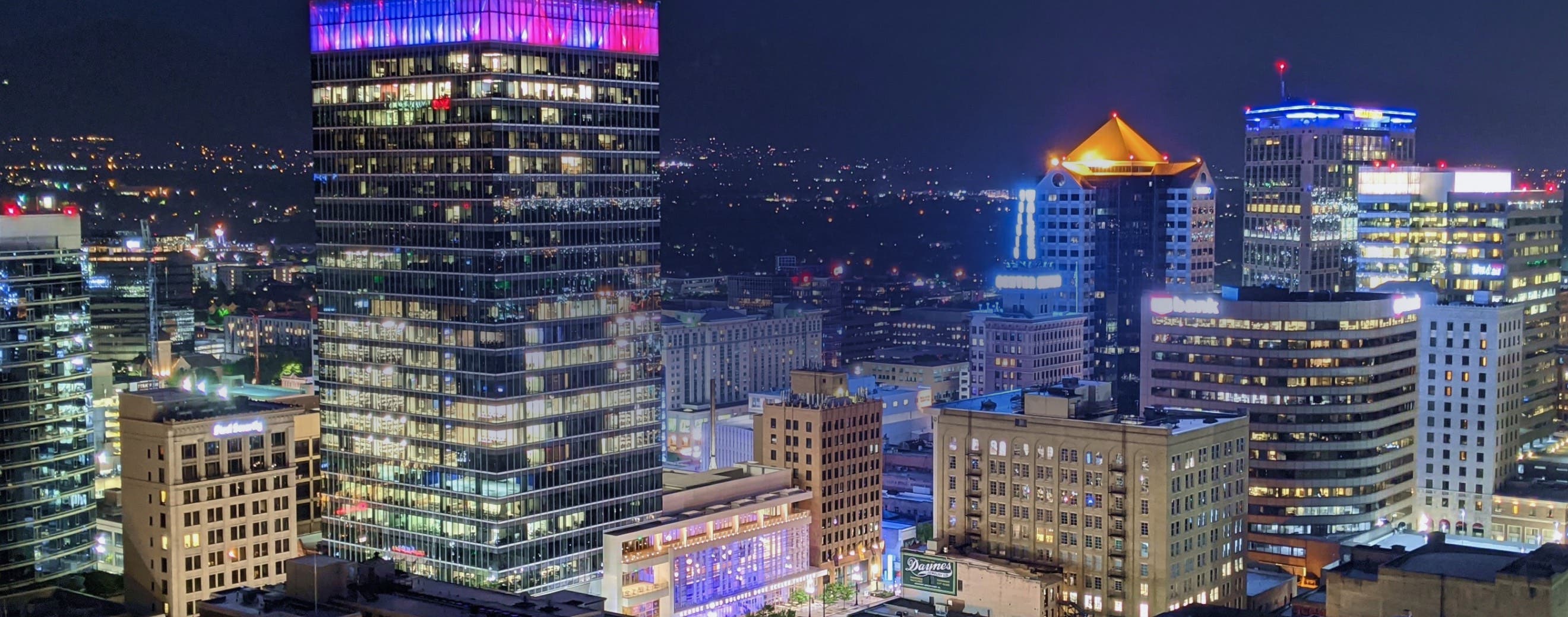 View of Salt Lake City, representing local events