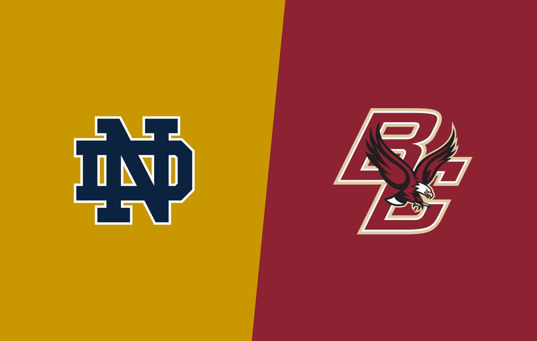 Promotional image for Notre Dame at Boston College tickets at Alumni Stadium on Nov 1, 2025