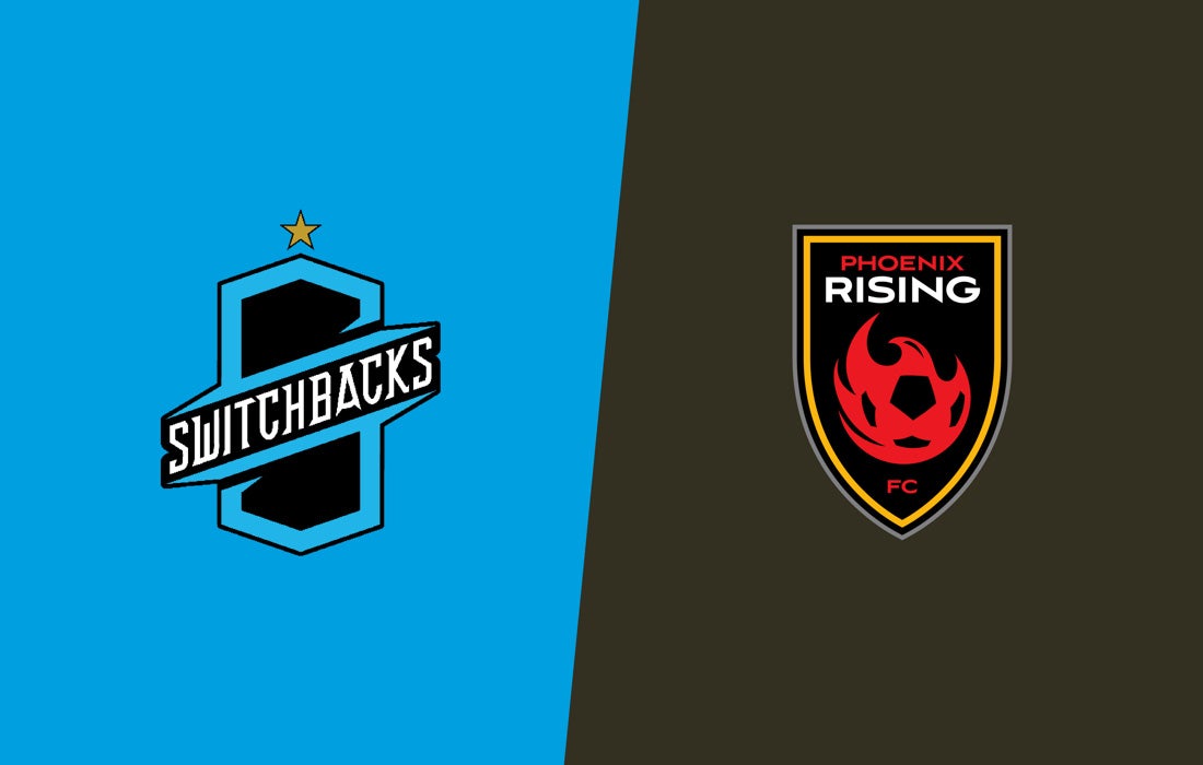 Promotional image for Colorado Springs Switchbacks FC at Phoenix Rising FC tickets at Phoenix Rising Stadium on Aug 23, 2025