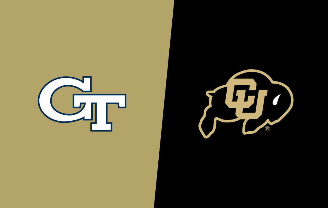 Promotional image for Georgia Tech at Colorado tickets at Folsom Field on Aug 29, 2025