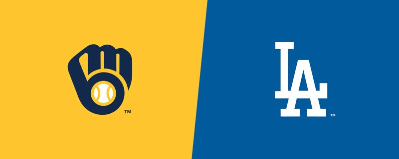 Brewers at Dodgers