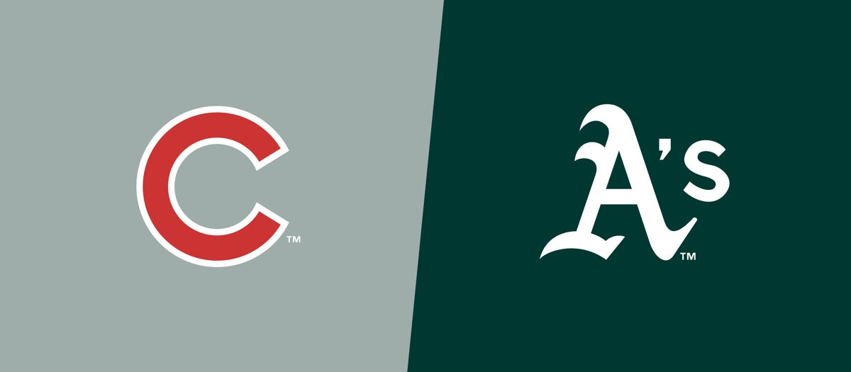 Cubs at Athletics