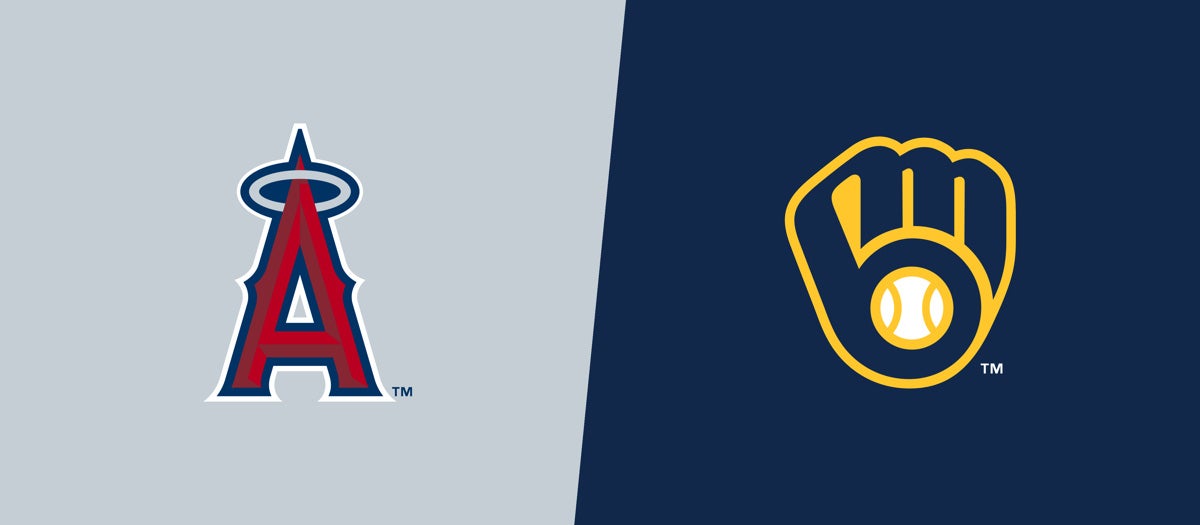 Angels at Brewers