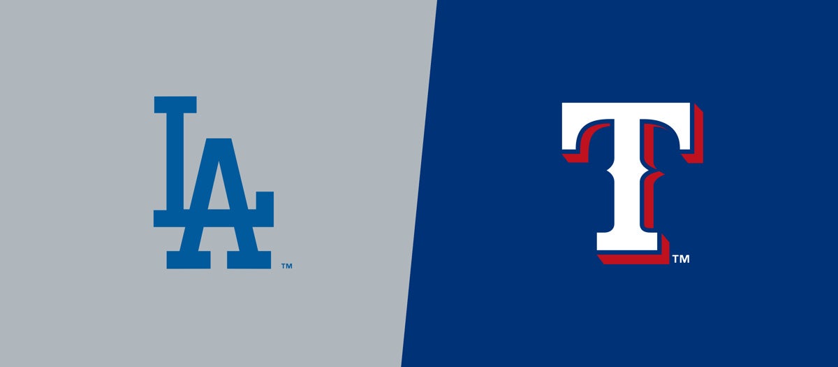 Dodgers at Rangers