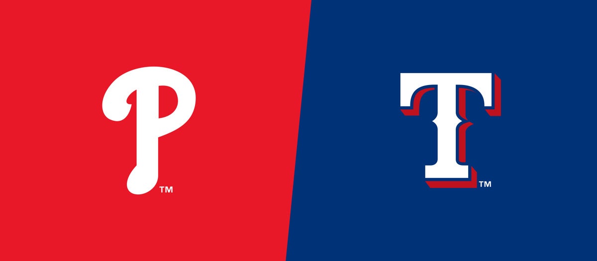 Phillies at Rangers