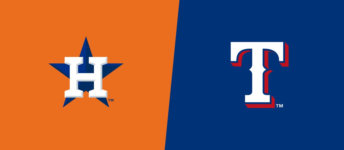 Astros at Rangers
