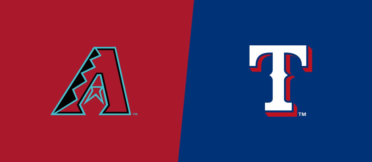 Diamondbacks at Rangers