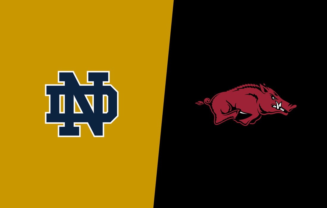 Promotional image for Notre Dame at Arkansas tickets at Razorback Stadium on Sep 27, 2025