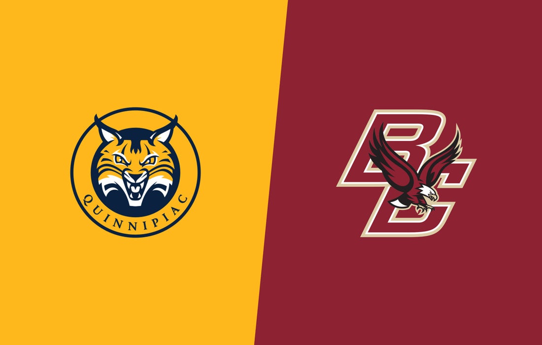 Promotional image for Quinnipiac Bobcats at Boston College Eagles Mens Hockey tickets at Silvio O. Conte Forum on Oct 3, 2025