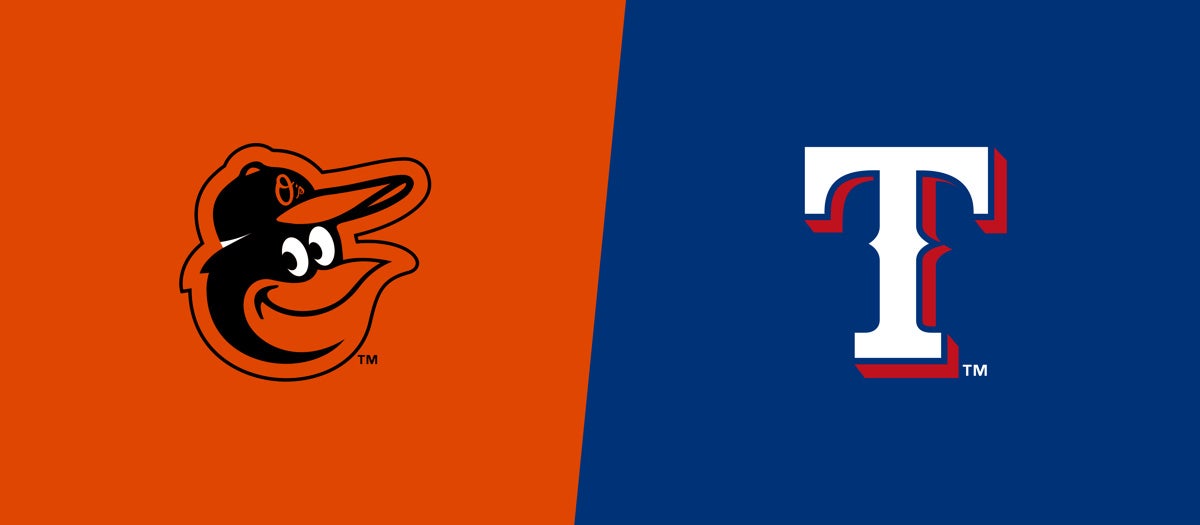 Orioles at Rangers