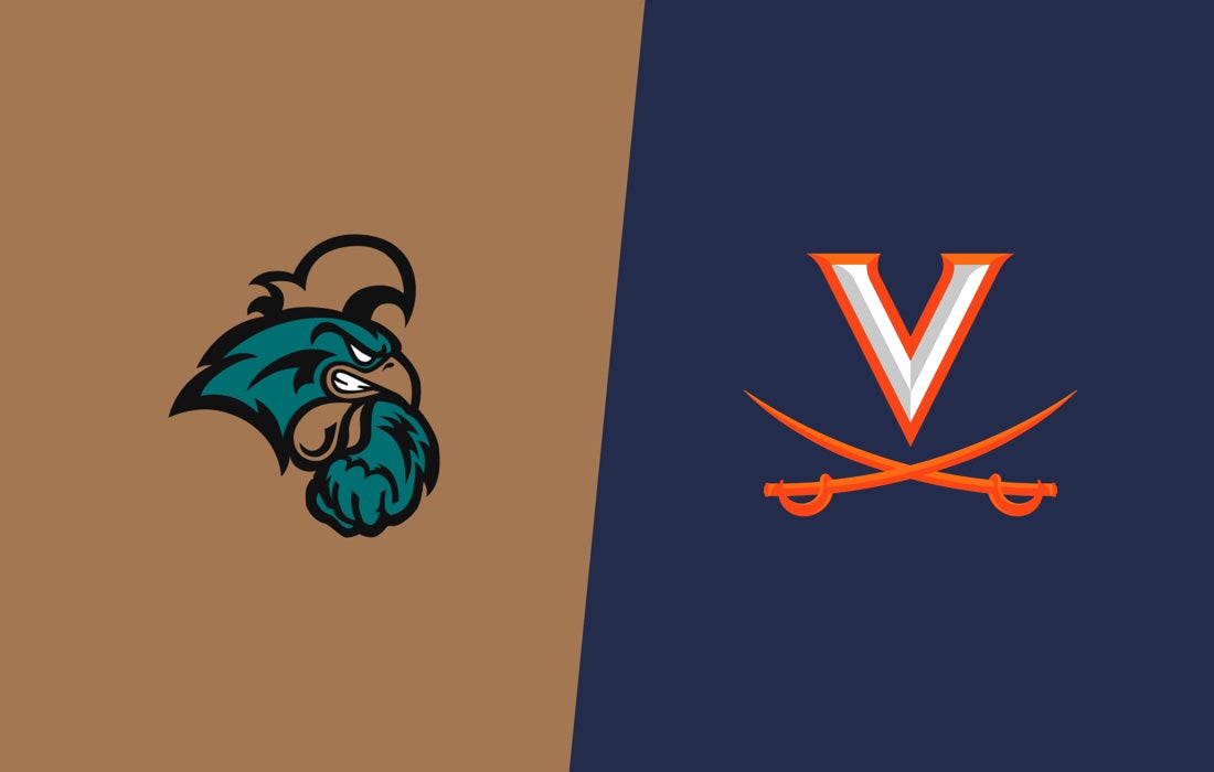 Promotional image for Coastal Carolina at Virginia tickets at Scott Stadium on Aug 30, 2025