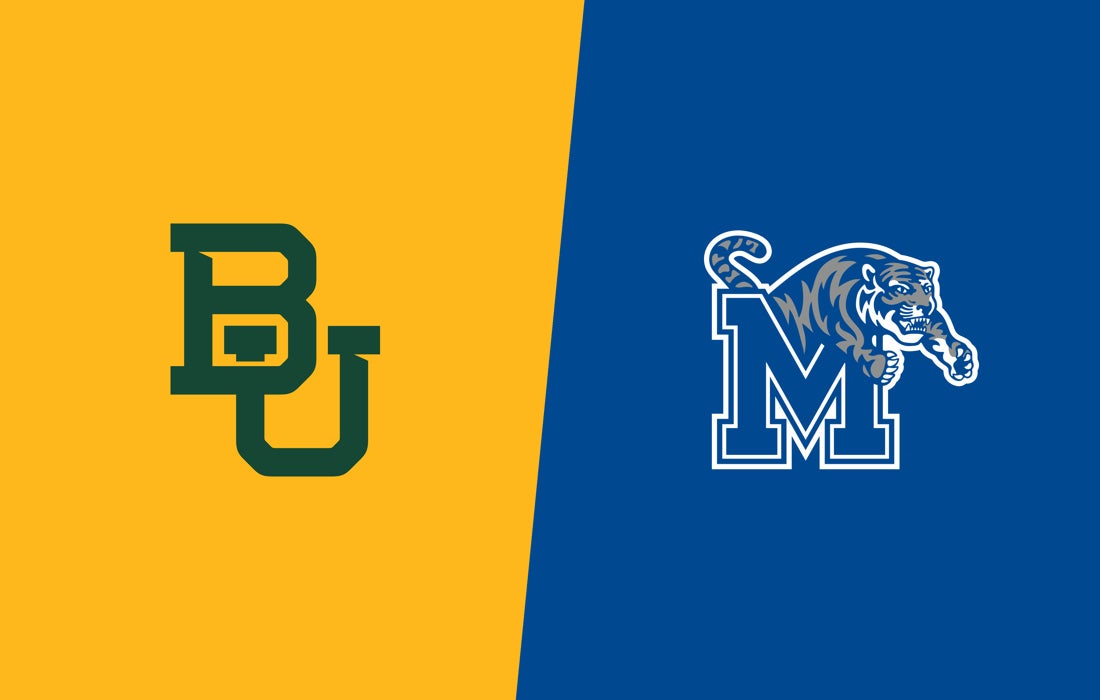 Promotional image for Baylor at Memphis tickets at FedExForum on Dec 6, 2025