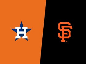 Astros at Giants