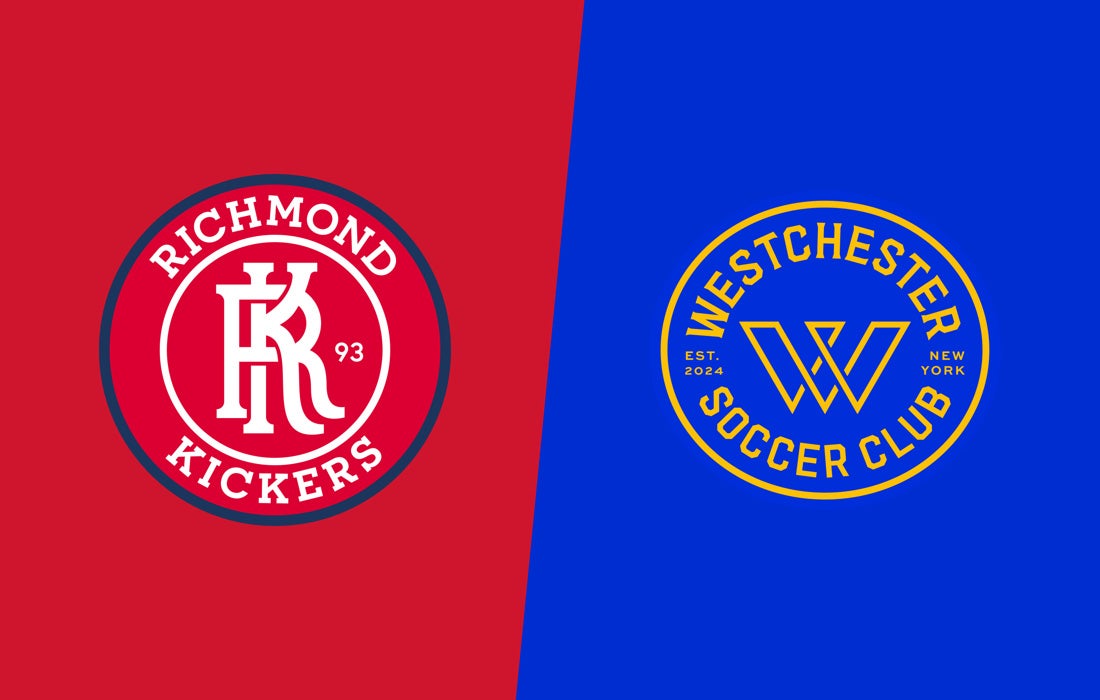Promotional image for Richmond Kickers at Westchester SC tickets at Mount Vernon Memorial Field on Sep 3, 2025