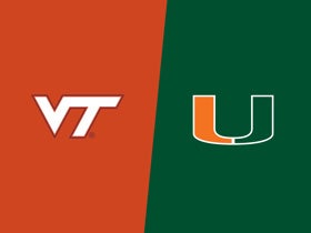 Virginia Tech Hokies at Miami Hurricanes Mens Basketball