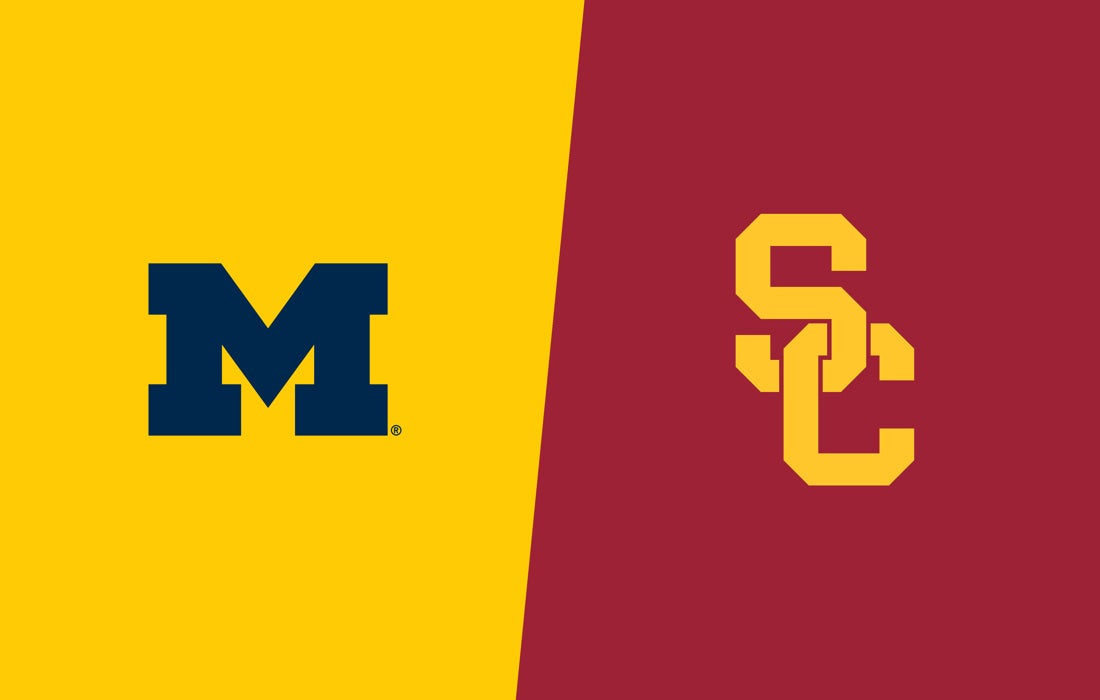 Promotional image for Michigan at USC tickets at Los Angeles Memorial Coliseum on Oct 11, 2025