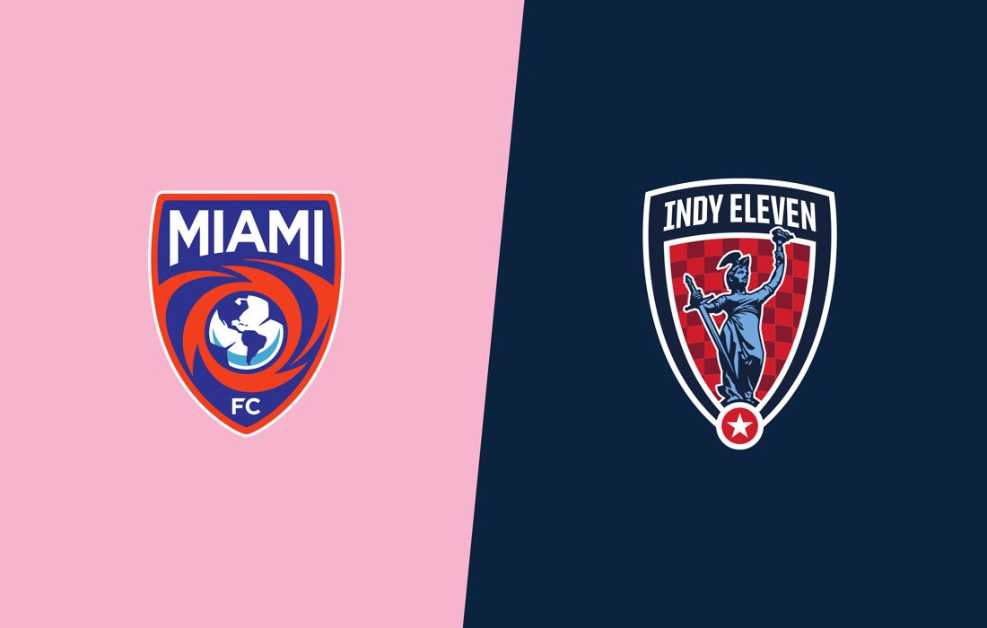 Promotional image for Miami FC at Indy Eleven tickets at Carroll Stadium on Aug 23, 2025