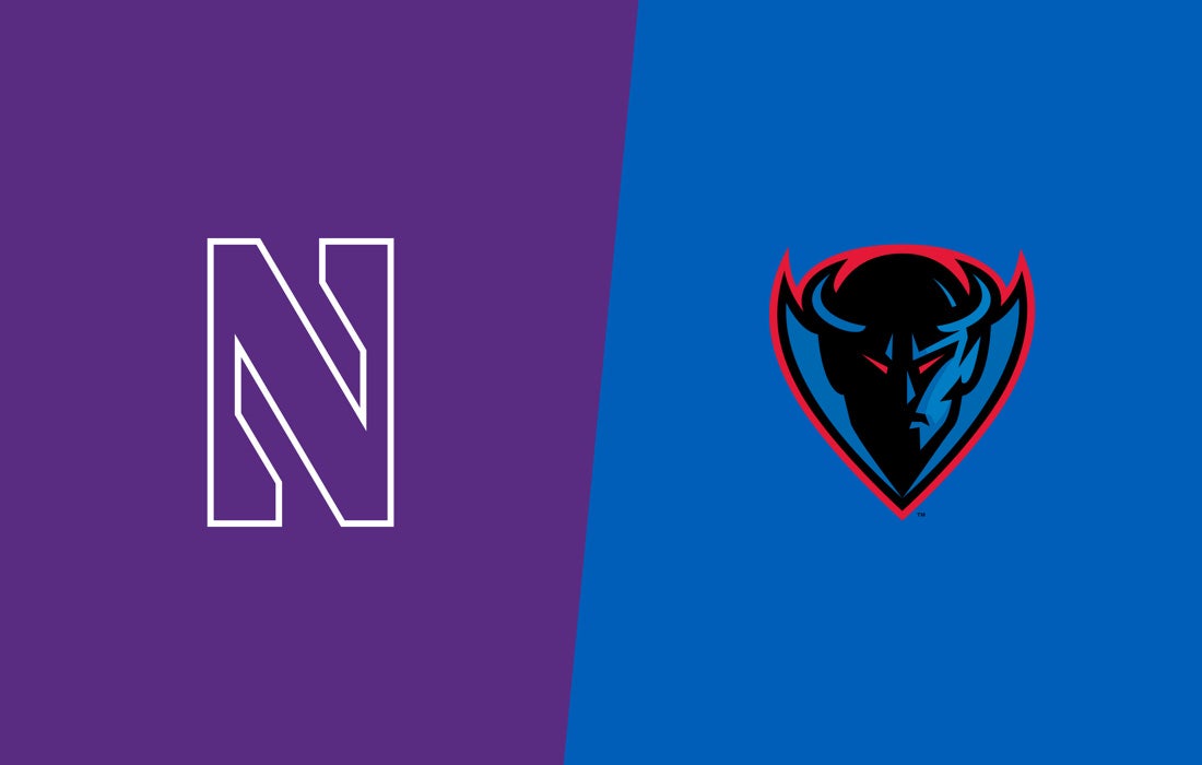 Promotional image for Northwestern at DePaul tickets at Wintrust Arena on Nov 14, 2025