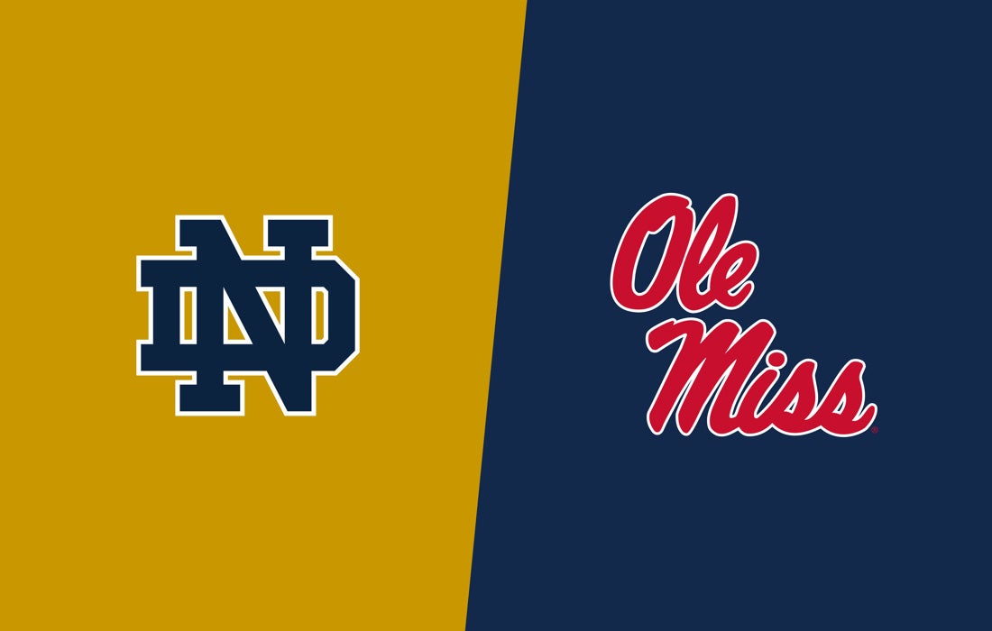 Promotional image for Notre Dame Womens BB at Ole Miss Womens BB tickets at SJB Pavilion at Ole Miss on Dec 4, 2025