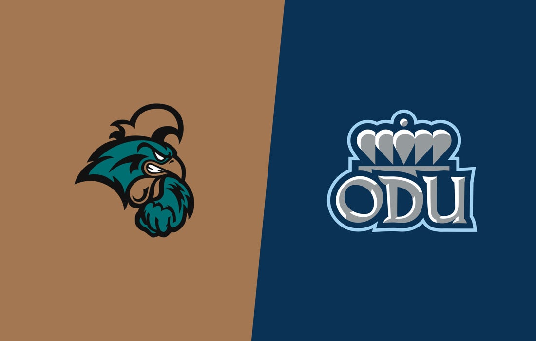 Promotional image for Coastal Carolina at Old Dominion tickets at Chartway Arena at the Ted Constant Convocation Center on Dec 20, 2025