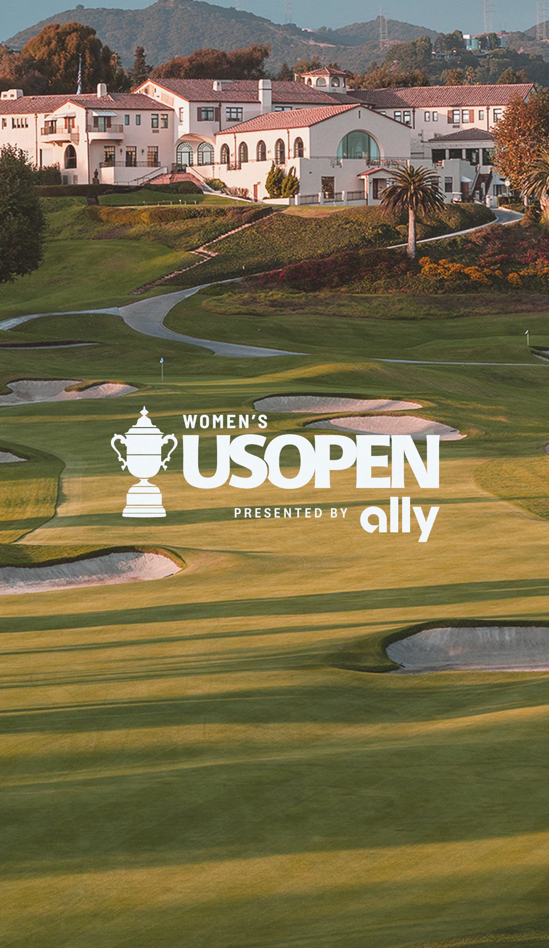2026 U.S. Women's Open Golf promotional image for upcoming events and ticket sales