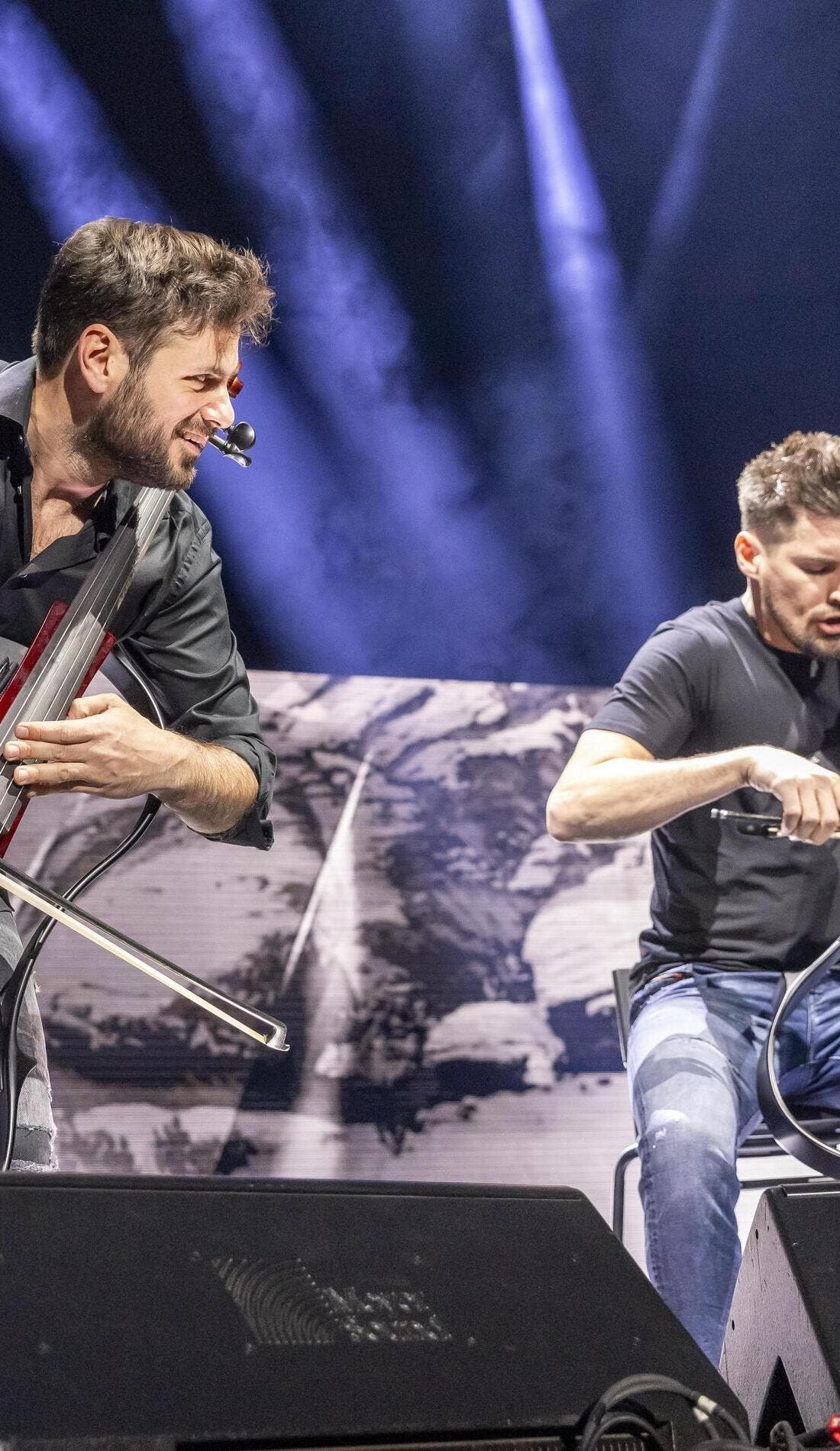 2Cellos promotional image for upcoming events and ticket sales