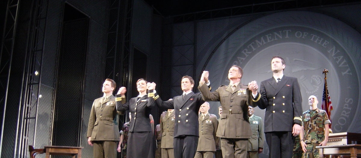 A Few Good Men live — Vivian Beaumont Theatre at Lincoln Center, New York