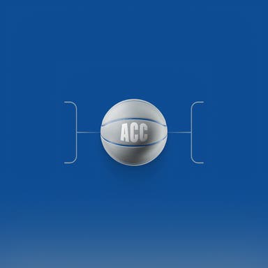Promotional image of ACC Men's Basketball Tournament