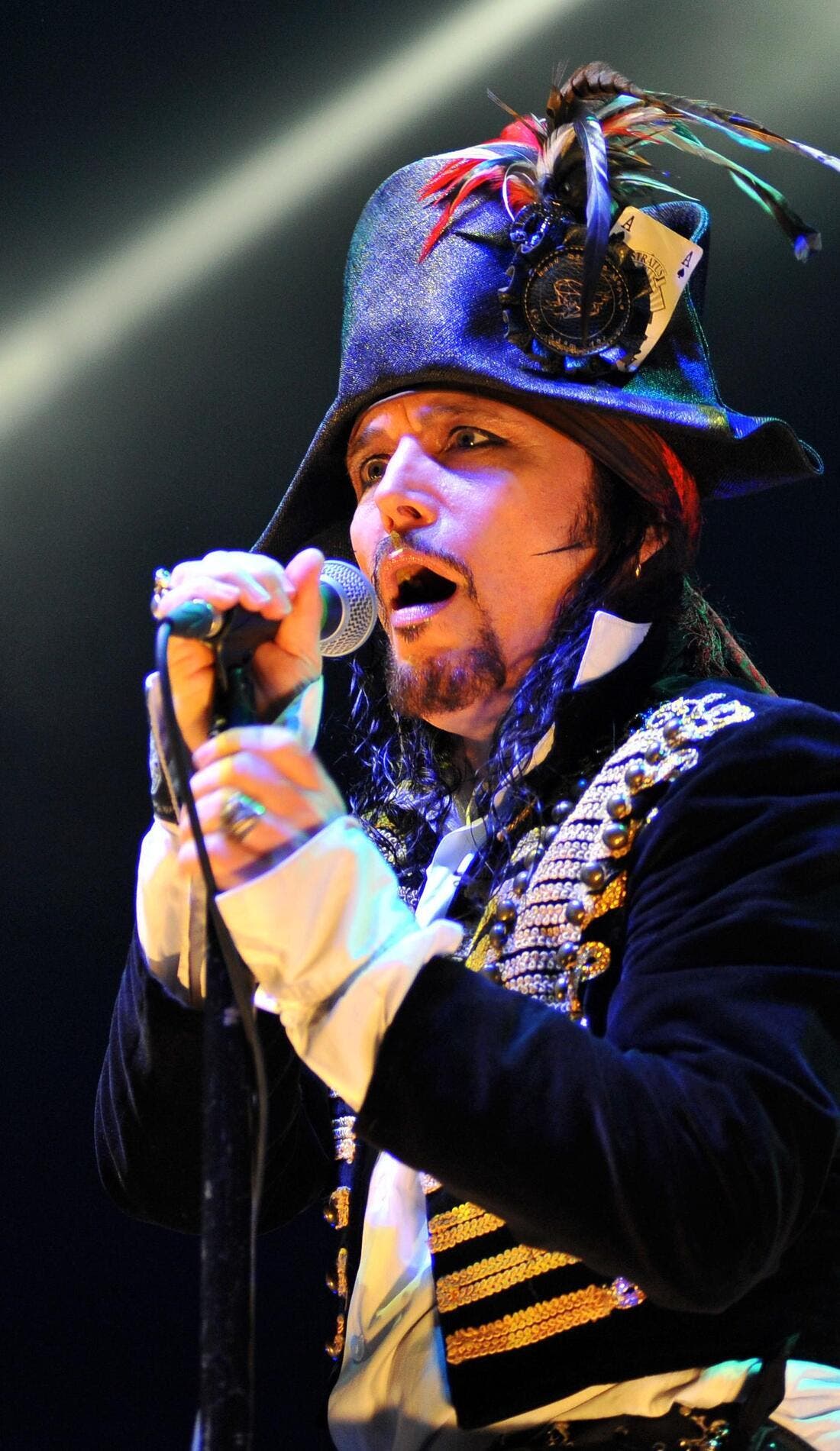Adam Ant promotional image for upcoming events and ticket sales