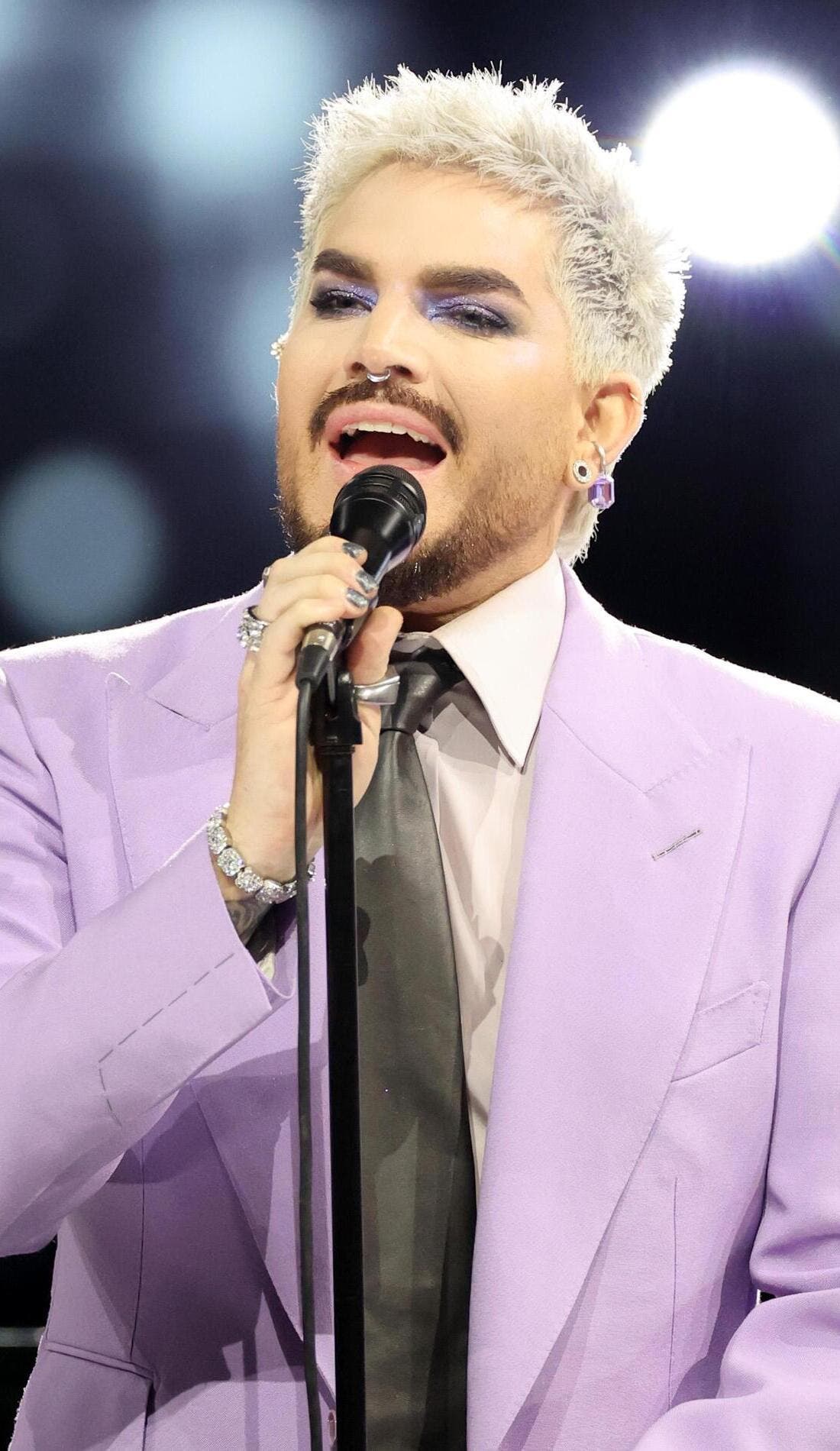 Adam Lambert promotional image for upcoming events and ticket sales