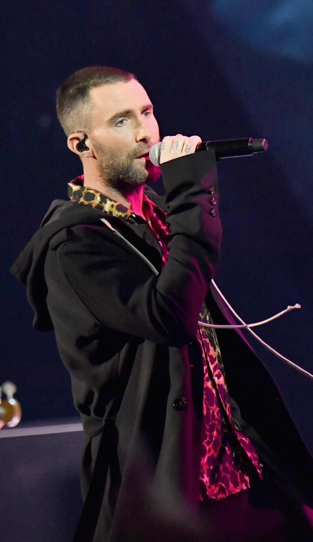Adam Levine promotional image for upcoming events and ticket sales