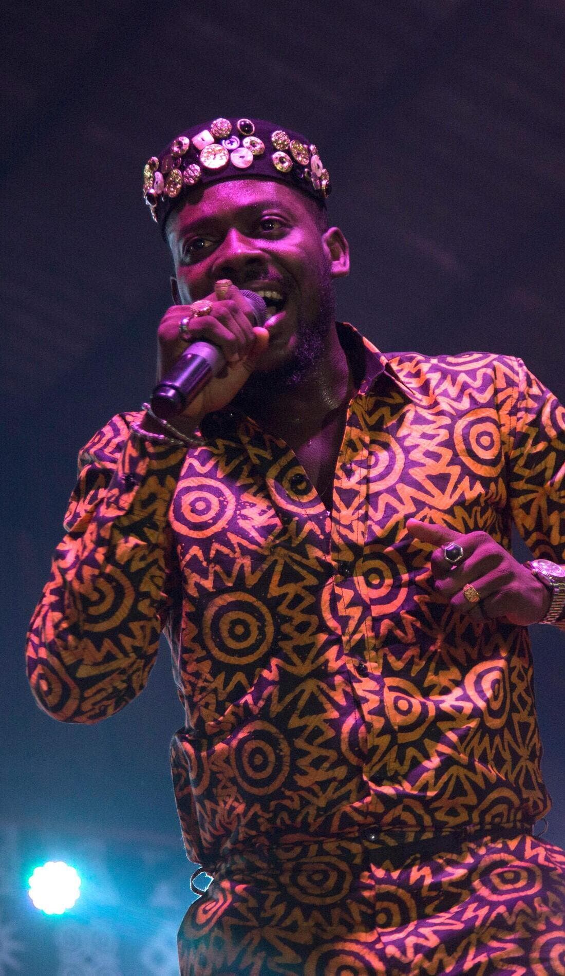 Adekunle Gold promotional image for upcoming events and ticket sales