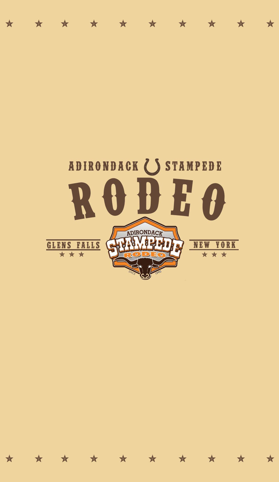 Adirondack Stampede Rodeo promotional image for upcoming events and ticket sales