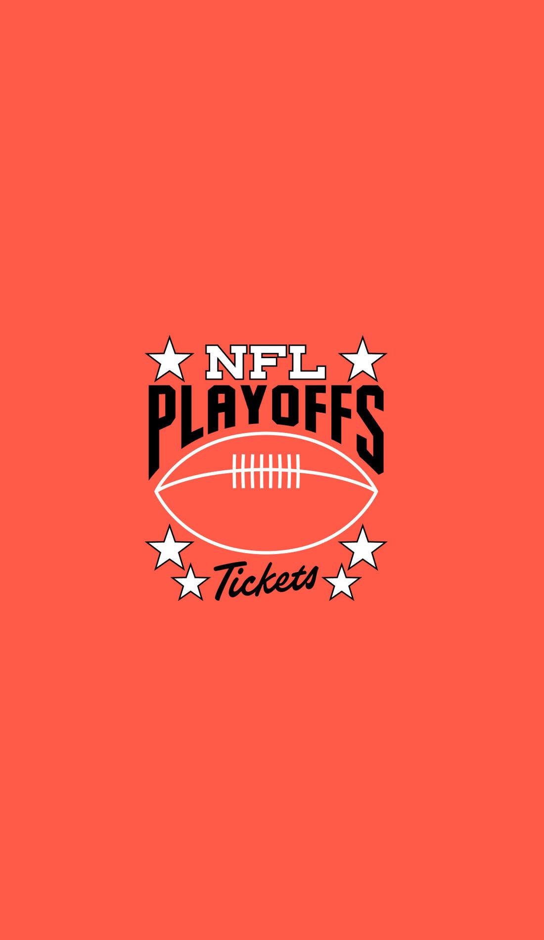 AFC Wild Card promotional image for upcoming events and ticket sales