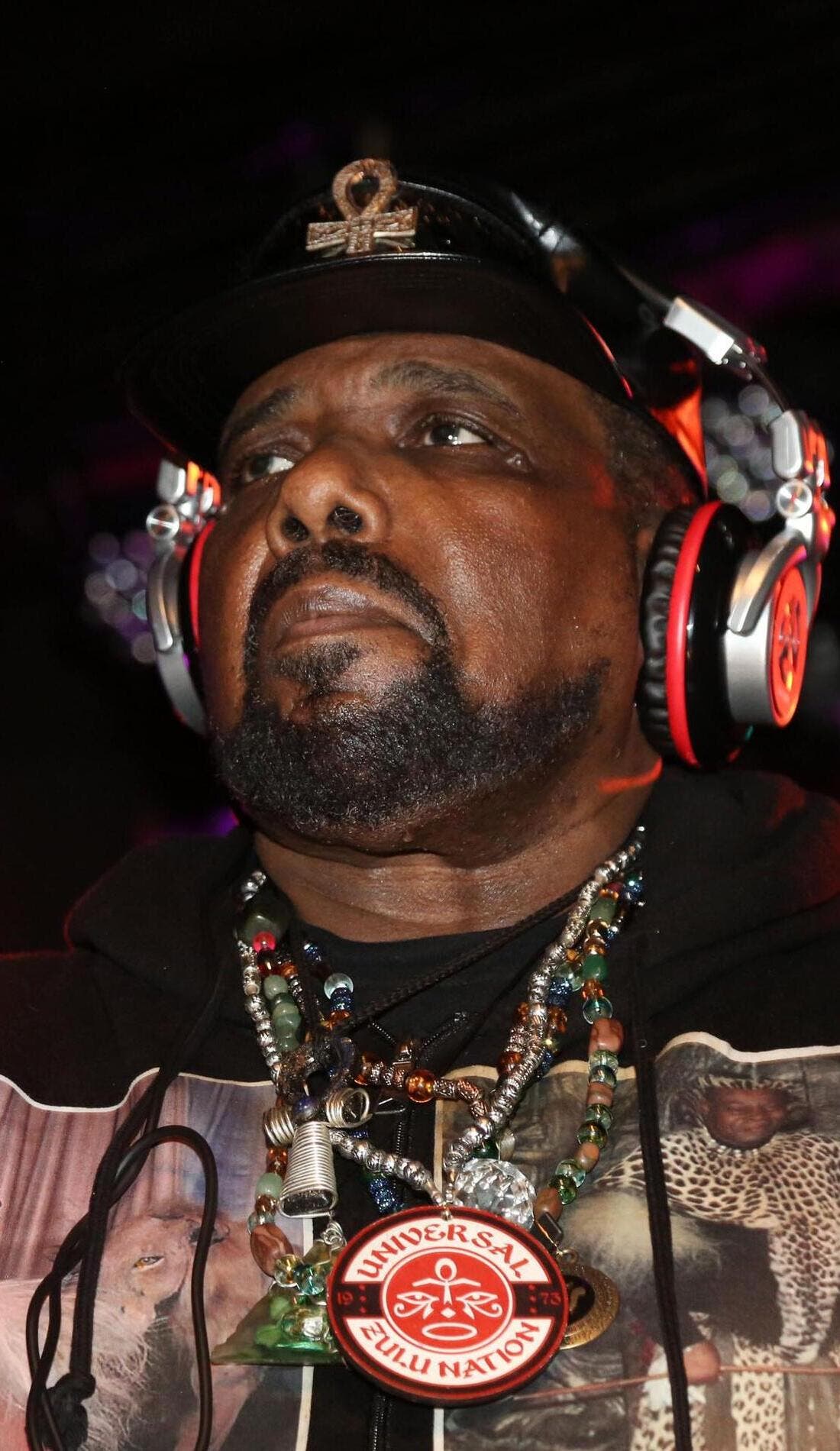 Afrika Bambaataa promotional image for upcoming events and ticket sales