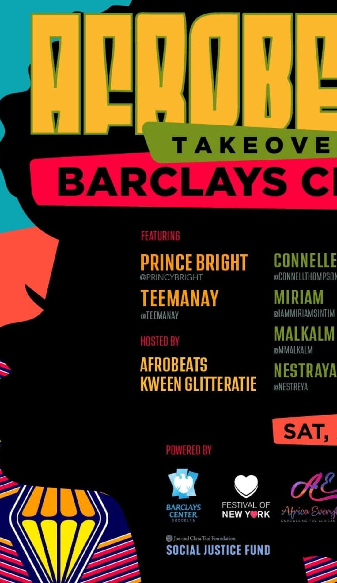 Afrobeats Takeover promotional image for upcoming events and ticket sales