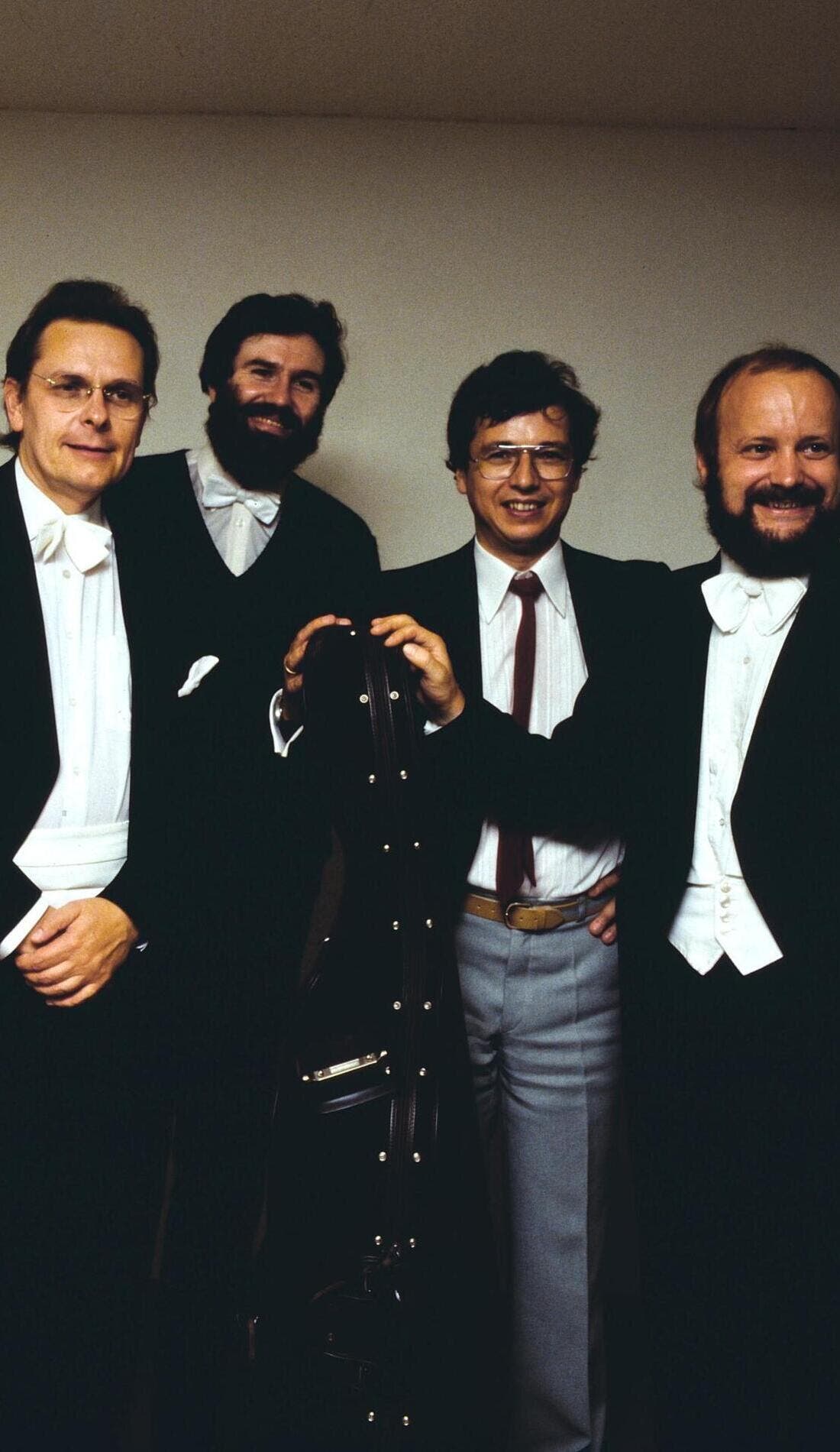 Alban Berg Quartett promotional image for upcoming events and ticket sales