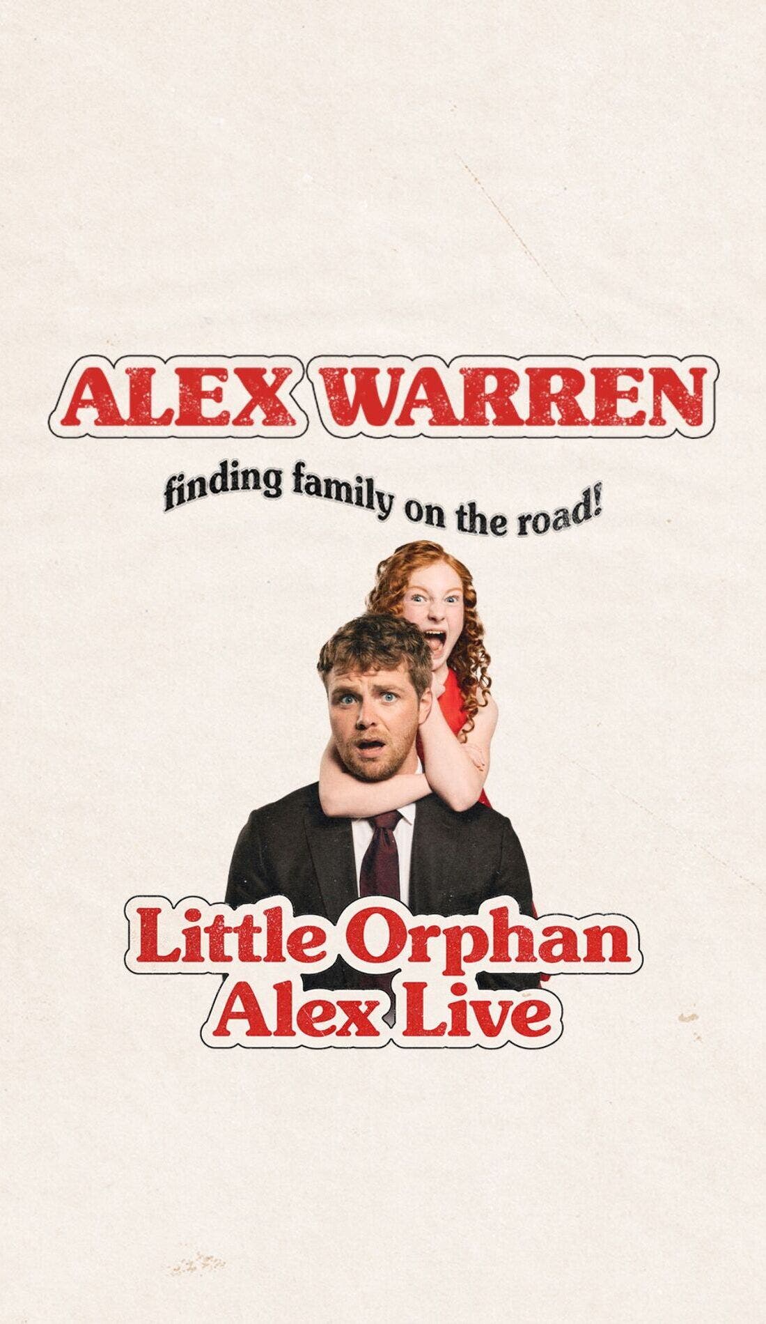 Alex Warren promotional image for upcoming events and ticket sales